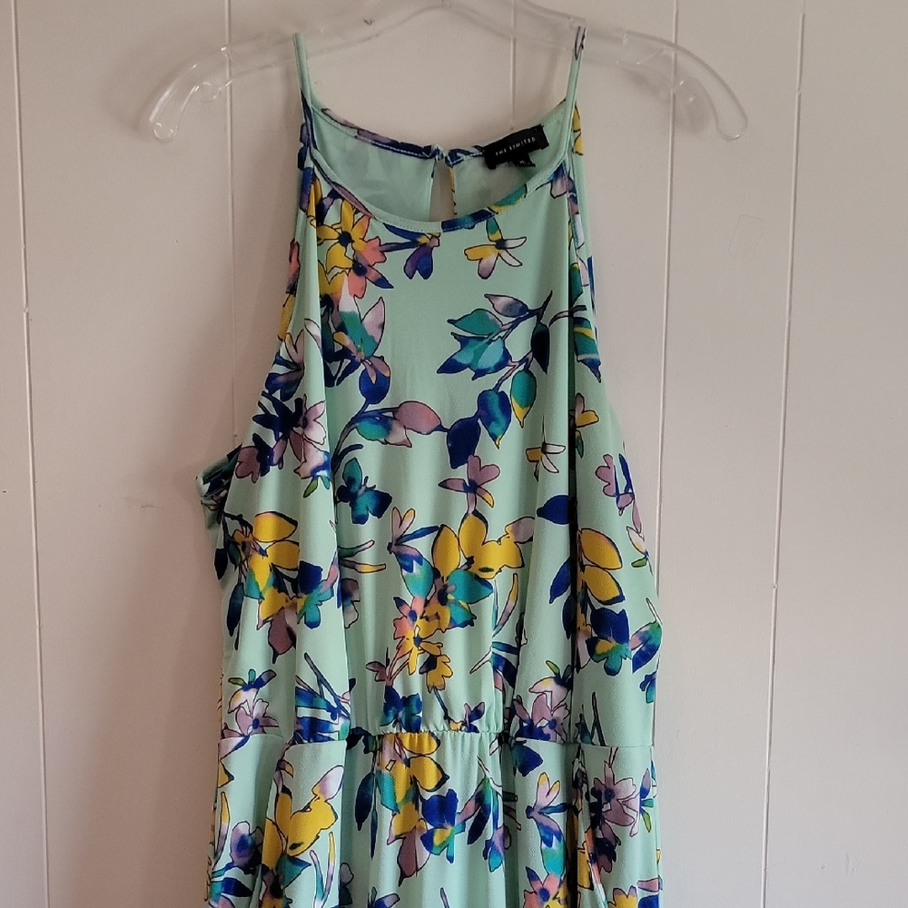 The Limited Mint Floral Maxi Dress Size XL